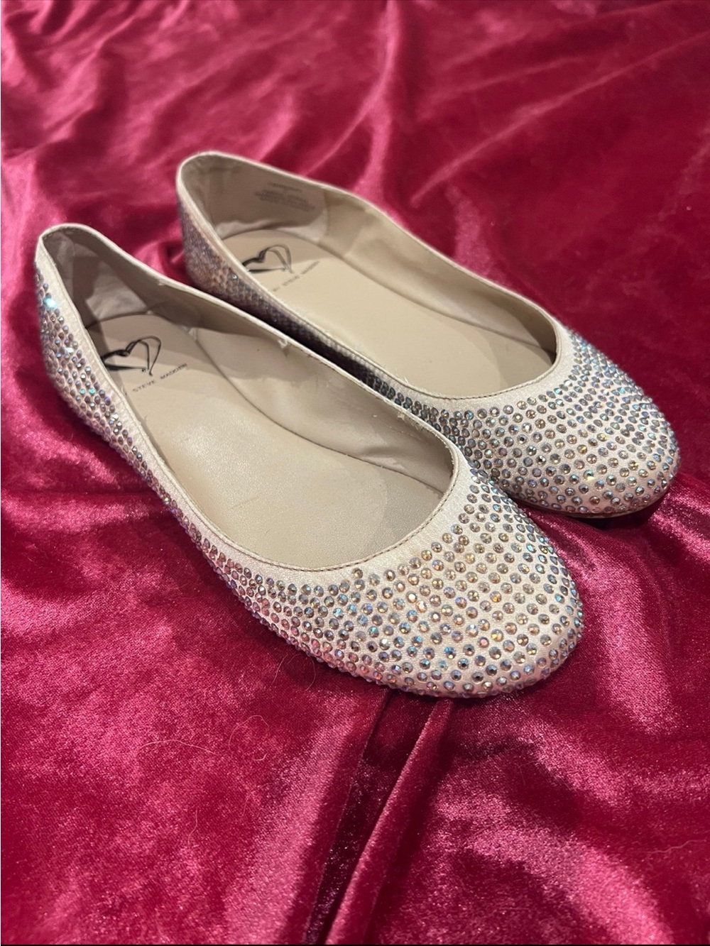 Steve Madden Crystal Flats